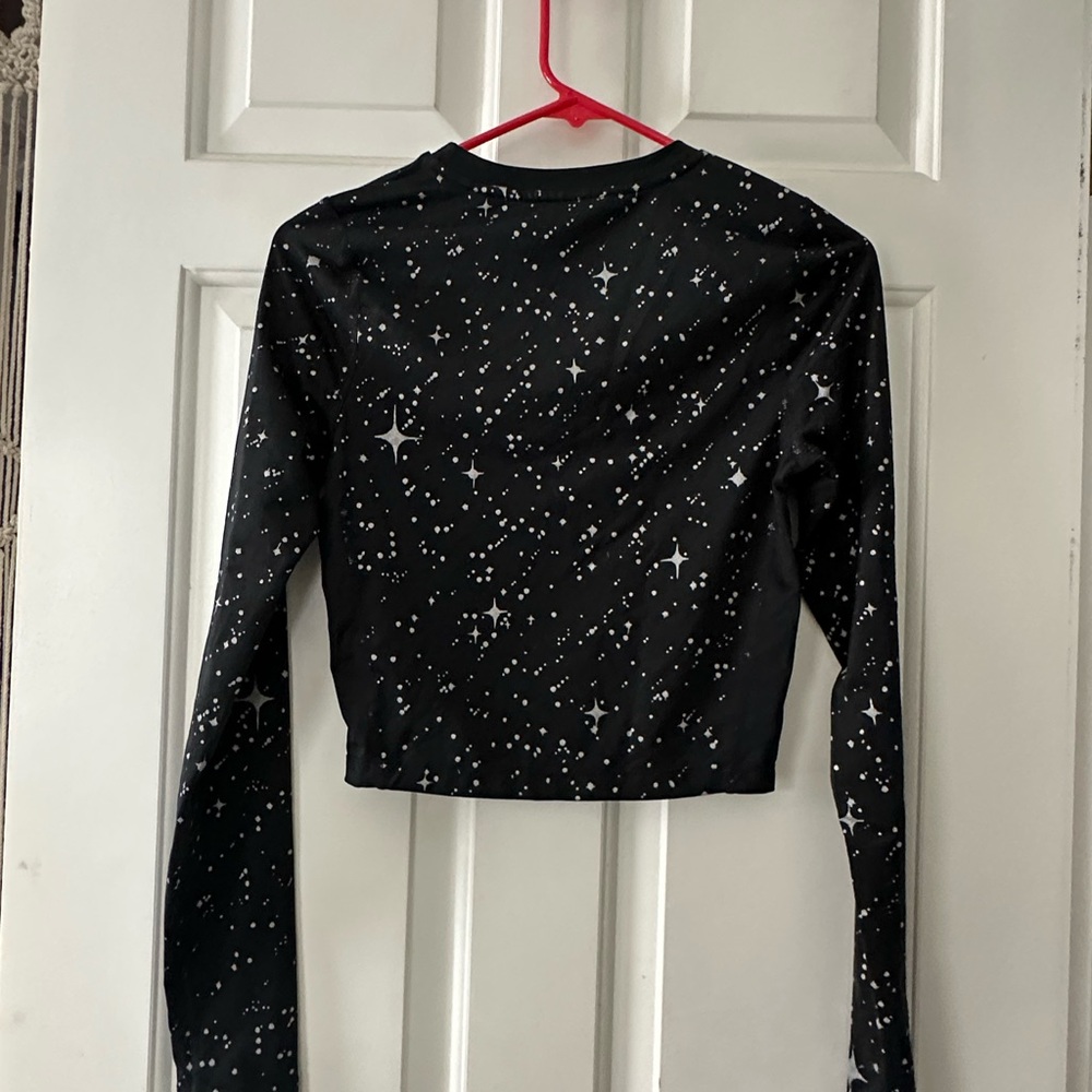 Nike Starry Black Long Sleeve Top